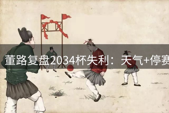 董路复盘2034杯失利：天气+停赛致足球小将饮恨 盛赞对手天才球员